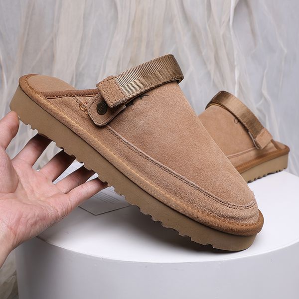 Chaussures de créateurs pour femmes Australie Tazz Tasman Slippers Cartnut Mustard Seed Classic Ultra Mini Platform Boot Laine en daim Suede Faute de fourre