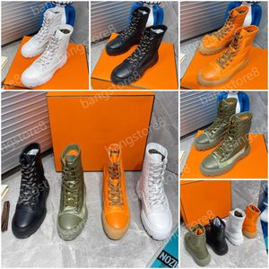 Designer schoenen frisse enkellaars luxe dames platformlaarzen kalfsleer rubber Martin teenriem klassieke laarsjes maat 35-41