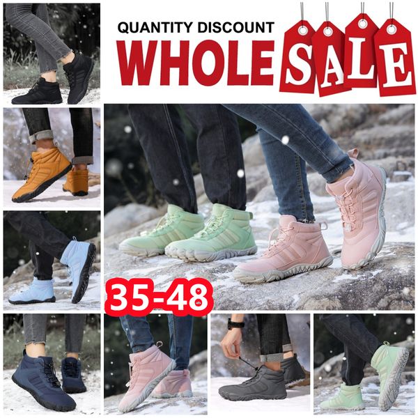 Zapatos de diseño Zapatillas de deporte de piel Deportes Zapatos de senderismo Botines de tobillo Botas de tobillo altas Antideslizantes Pesos ligeros Suaves para hombre Mujer eur 35-48 comodidad