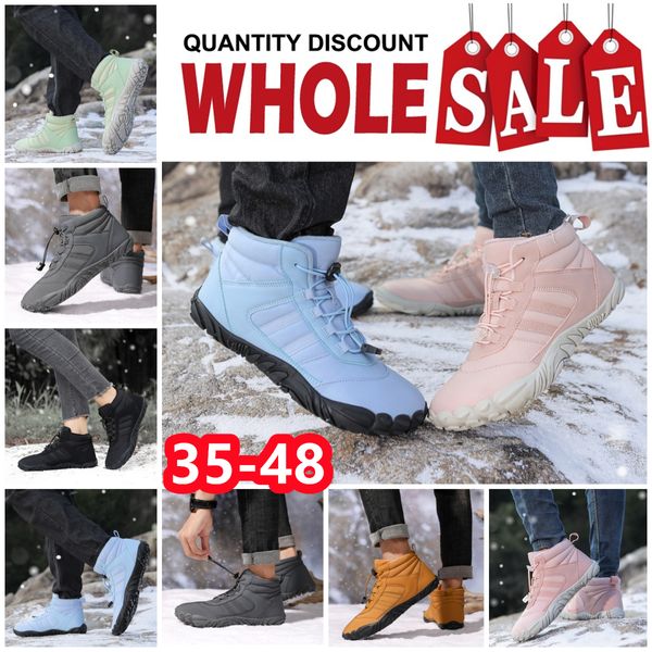 Zapatos de diseño Zapatillas de deporte de piel Deportes Zapatos de senderismo Botines de tobillo Botas de tobillo de caña alta Antideslizante Ligero Suave Hombres Mujeres eur 35-48 comodidad