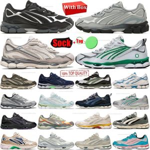 Chaussures de créateurs gel nyc baskets entraîneurs cachés ny en béton crème avoine graphite graphite huyster gris noir ivory mid mens wemen running chaussures