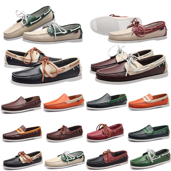 designer shoes Véritable cuir hommes mocassins en cuir de vache chaussures décontractées homme doux printemps mocassins grande taille 38-45 Tenis Masculinos formateurs