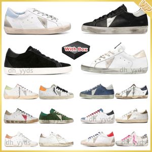 Designer schoenen Golden Women Super Star Brand Men Nieuwe release Italië Sneakers Paillin Classic White Do Old Dirty Casual Shoe Lace Up Woman Man 36-46