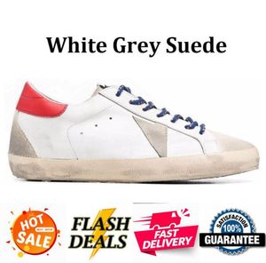 Designer schoenen Golden Women Super Star Brand Men Nieuwe release Italië Sneakers Paillin Classic White Do Old Dirty Casual Shoe Lace Up Woman Man 7842