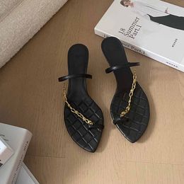 Chaussures de créateurs Pumps à nœuds Sandales plates ouvertes ouvertes 6,5 cm Talon Slip on Chaussures Foot-Foot Factory Foot Factory avec boîte avec boîte
