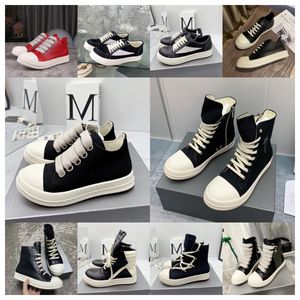 zapatos de marca de diseño lienzo de cuero botas de cuero de gamuza hombre y mujer botas de encaje anchos casuales de encaje de alto nivel de goma en blanco y negro