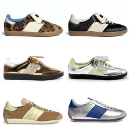 Zapatos de diseñador Estampado de leopardo originales country og wales bonner Vintage Trainer Zapatillas bajas Suela antideslizante Moda Clásico Hombres Mujeres Zapatos casuales