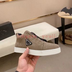 Designer schoenen luxe herenmode vrijetijdsschoenen Echte elastische vrijetijdsschoenen slip-on herenschoenen luie sneakers kleine witte schoenen