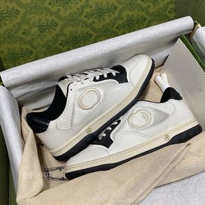 Chaussures de créateurs Mac80 Sneaker en cuir Vintage G paire brodée baskets décontractées B22 petites chaussures blanches chaussures décontractées en plein air chaussures de jogging à semelle de tendon de vache
