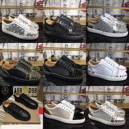 Scarpe firmate da uomo moda europea e americana argento lucido punte di paillettes scarpe casual scarpe da tavola stringate scarpe a bocca bassa punte di salice scarpe da uomo