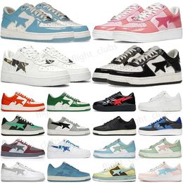 Chaussures de créateurs hommes femmes chaussures est bas haut noir blanc bébé bleu orange camouflage vert daim rose pastel nostalgique bordeaux gris baskets de mode