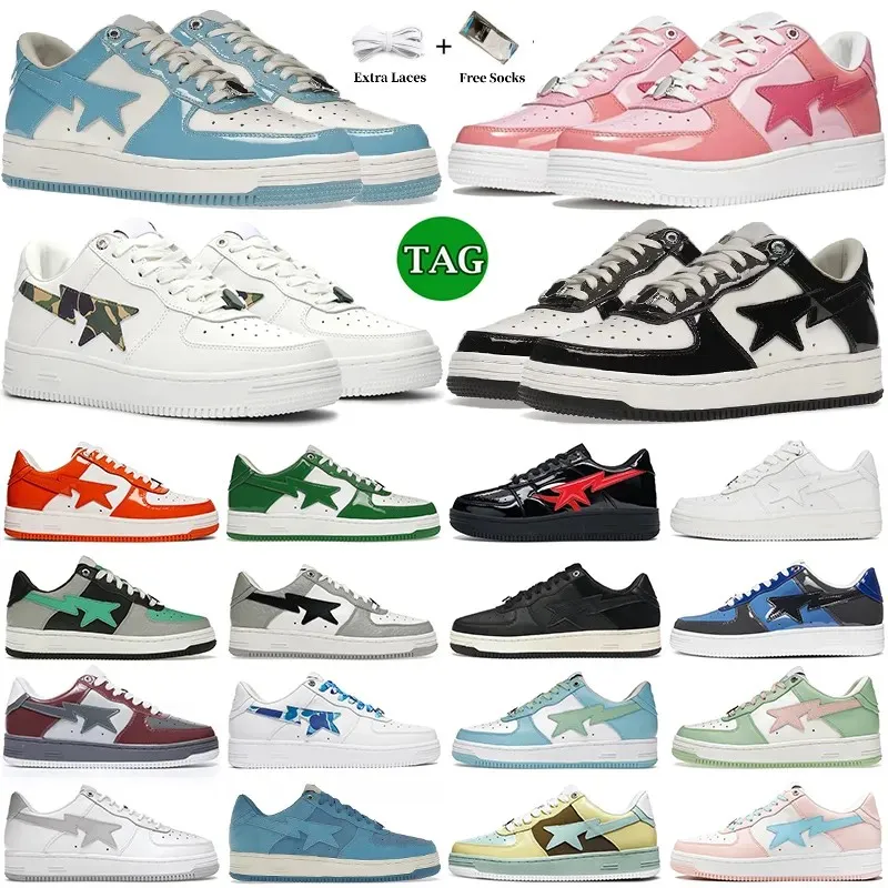 Designer shoes men women shoes is low top Black White Baby Blue Orange Camo Green Suede Pastel Pink Nostalgic Burgundy Grey fashion trainers size 36-46