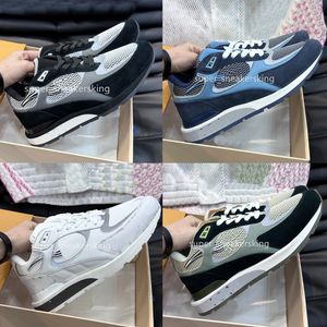 Designer Schoenen Heren Run Away Sneakers Suède Sneaker Platform Trainers Leer Veterschoenen Outdoor Casual Schoenen Maat 38-46 Met doos