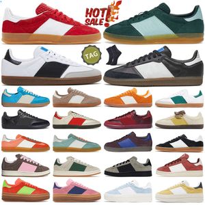 Gratis verzending designer schoenen OG sneakers Wales Bonner Bold Pink 00s Casual schoenen Suede dames mannen trainers gom groene schoenen veganistisch fluweel platform sport sneaker schoenen