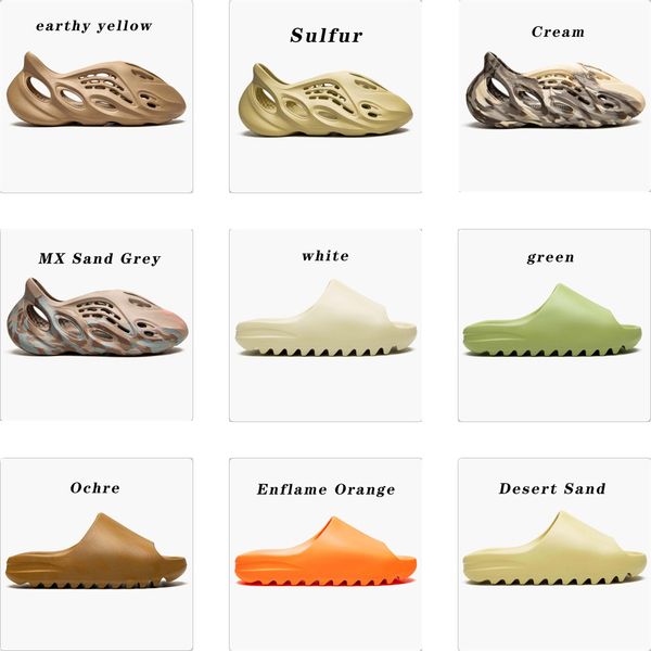 Chaussures de marque Onyx Ocre Gris sandale Outdoor 36-47 Pantoufles d'été Pure Rnnr Cream Clay Moon White Rock Sage Desert Sand Pantoufles toboggan Noir