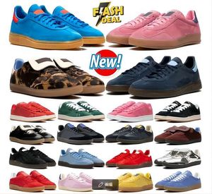 Chaussures de designer Originals Handball Spezialjean Chaussures décontractées pour hommes Femmes Designer Core Noire Navy Gum Chalk White Light Blue Platform Sneakers Taille 36-45