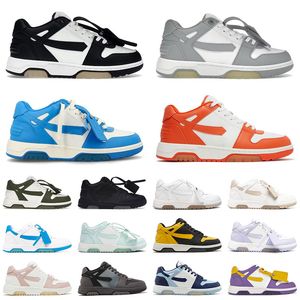 OFF-WHITE Out Of Office OOO Low Tops off white offwhite off whitesdesigner shoes 【code ：L】Chaussures de créateurs Out of Office Sneaker Luxe pour la marche Hommes Running Offe