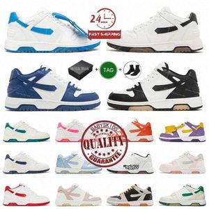 Chaussures de créateurs Out of Office Sneaker Chaussures de luxe pour la marche Hommes Femmes Baskets de course Blanc Noir Bleu Marine Panda Olive Vintage Entraîneur de sport en détresse