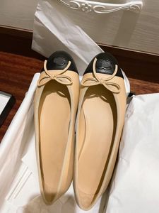 Ballet plat chaussures en cuir véritable designer femme mocassins chaussures habillées femme chaussures plates taille 35-42 chaussures décontractées designer fête de mariage luxe velours saisonnier