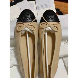 Designer ballet flats schoenen Parijse merk Barre flats Leren loafers Casual schoenen gewatteerd leer gewatteerd dames bruiloft ronde hoofdkleding schoenen zonder rug