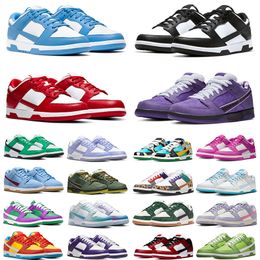 Zapatos de diseñador Zapatos para correr bajos para hombres Mujeres SbdunkPanda Low Negro Blanco Cacao Wow Triple Rosa Gris Niebla UNC Polar Azul GAI Entrenadores para hombre para mujer al aire libre Tamaño grande EUR 47