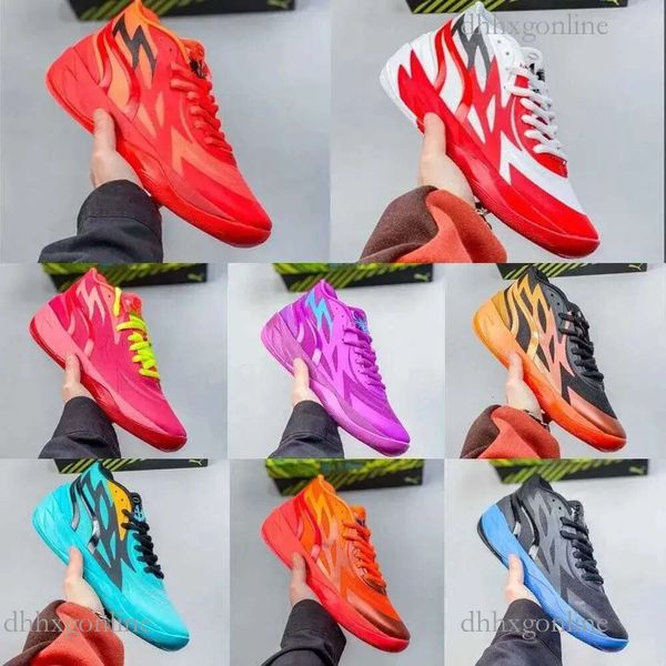 Chaussures de créateur pumaa chaussures hommes chaussures de basket-ball violet rose rouge blanc bleu foncé vert hommes chaussures de course en plein air baskets de marche MB