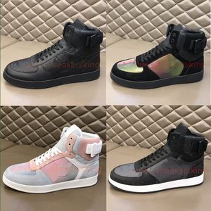 Designer Schoenen Rivoli Sneakers Heren Loopschoenen Ontwerpers schuine kalfsleren laars regenboog Trainers maat 38-46 met doos