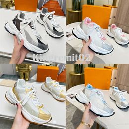 Designer Schoenen Run 55 Sneaker Heren Dames Casual Schoenen Run Away Sneakers Platform Rubberen Lederen Trainers Buiten Lage sneakers