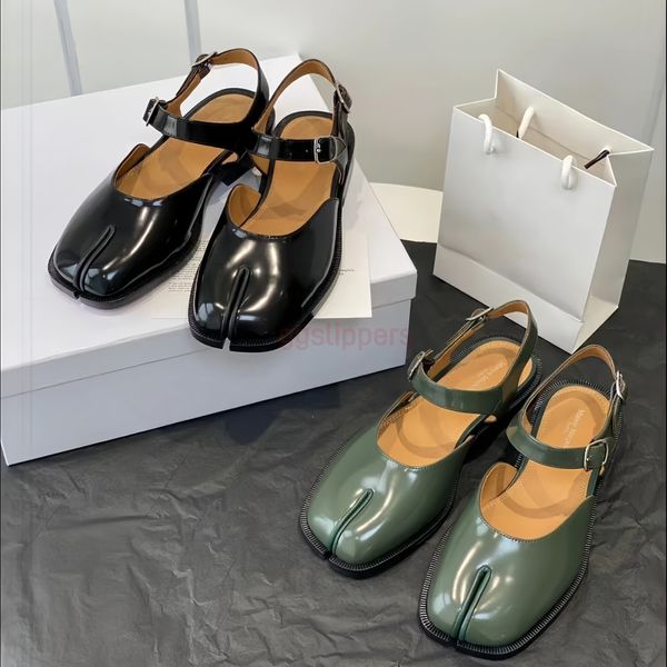 Zapatos de diseñador sándalo de lujo zapato casual zapato plano zapato zapato para mujeres de verano de cuero negro zapatilla de zapatilla de zapatilla de fiesta de zapatillas de fiesta de la noche