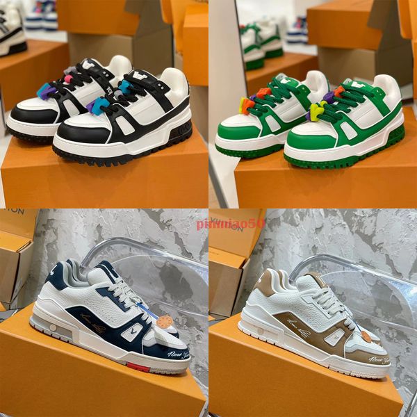 chaussures de marque sneaker chaussures décontractées pour hommes chaussures de course entraîneur chaussures de plein air baskets chaussures de haute qualité chaussures de plate-forme en cuir de veau superpositions Abloh TOP 10A