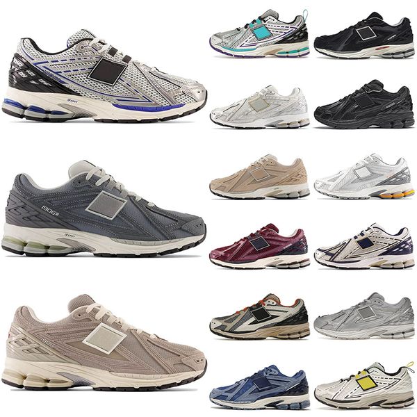 zapatillas de diseñador zapatillas nuevas 1906r zapatillas para hombres mujeres 1906 r de oro azul marino titanio carbón gris consciente gris burdeos burdeos unisex tamaño 36-45