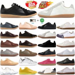 Designer Shoes Sneakers Trainers MM Sneaker 6 Femme Mens Trainer allemand Black Army Gum Grey White Painter Patent Nu Brown Paint Noutmeg Leather Rubb A1SS #