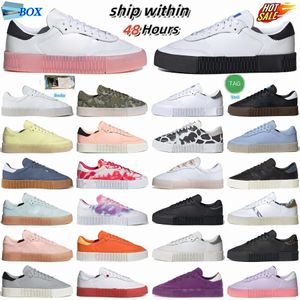 Chaussures designer baskets Trainers Sneaker Sneaker Womens Rose Valentine Black White Gum Sliver Cloud Pink Day Gold Orange Blue Bird Olive New Pearl Print J1il #