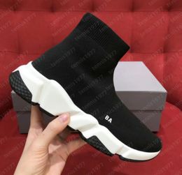 Zapatos de diseño zapatos de calcetines plataforma para hombres para mujeres velocidad brillante de punto 2.0 1.0 mocasines entrenador para mujer triple negro blanca maestro emed paris botas de zapatillas Tamaño de zapatillas EUR36-45