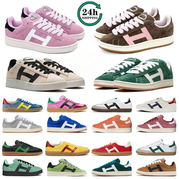 Zapatos de diseño gamuza verde oscuro para hombres zapatillas de zapatillas azules azules rojo rojo rosa fusión blanca goma negra caminata para hombres al aire libre tamaño 36-45