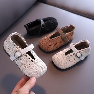 zapatos de diseñador Summer otoño de niñas zapatos de niñas pequeñas bocas cuadradas zapatos solteras solas de niñas de princesa zapatos para niños pequeños de 1 a 3 años