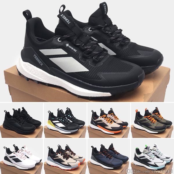 Zapatillas de diseño Tech Sneakers que absorben el choque Terrex Terrex Free Free 2 Gore-Tex Zapatos para hombres Showing Showing Water Water Shoes Dry Anti-Slip Outdoor Sports Snakers