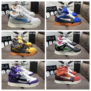 Chaussures de créateurs Top Collection Out of Office Sneakers Luxe Marche Hommes Running Noir Bleu Marine rétro Baskets de sport décontractées déchirantes