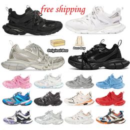 Zapatos de diseñador pista 3 3.0 3xl París Mujeres Triple S Casual Shoes Tripler Black Sliver Beige White Gym Red Dark Grey Plato para hombres Free envío gratis