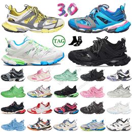 Designer Shoes Track Runners 3.0 Women Mens Paris Runner Multicolor Trans Sense Triple Black Witte Bourgonds Sneakers Dress Shoe Breathable Loafers Maat EUR36-45