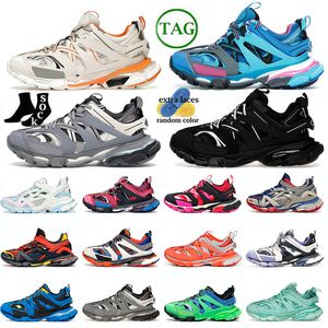 Chaussures de créateurs Tracks Chaussures robes Femmes 3 3.0 Gomma Le cuir blanc noir rose rose vert orange bleu en cuir en cuir en nylon