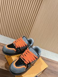 Documents des chaussures de créateurs habiller la plate-forme pour femmes décontractées Black Blanc Black Byle Blue Navy Orange Tour 0508