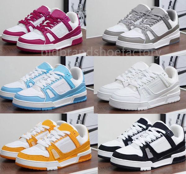 zapatillas de diseño zapatillas de lujo zapatos casuales zapatos lvtrainers fuera de la oficina zapatillas deportivas deportes lienzo de mezclilla para hombres zapatillas para hombres zapatillas al aire libre