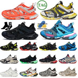 Chaussures designer Triples Tracks 3 3.0 hommes Chaussures habillées Femme Paris Triple blanc noir Bouettes gris Gomma Leather Nylon Plateforme imprimée Mentide Trainers