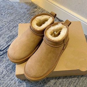 Designer Ugges Ultra Mini Boot ugglies slippers Australia Women Snow Boot Tasman Maroon Winter Boots Ladies Platform Fur Suede Sheepskin Wool Ankle Booties