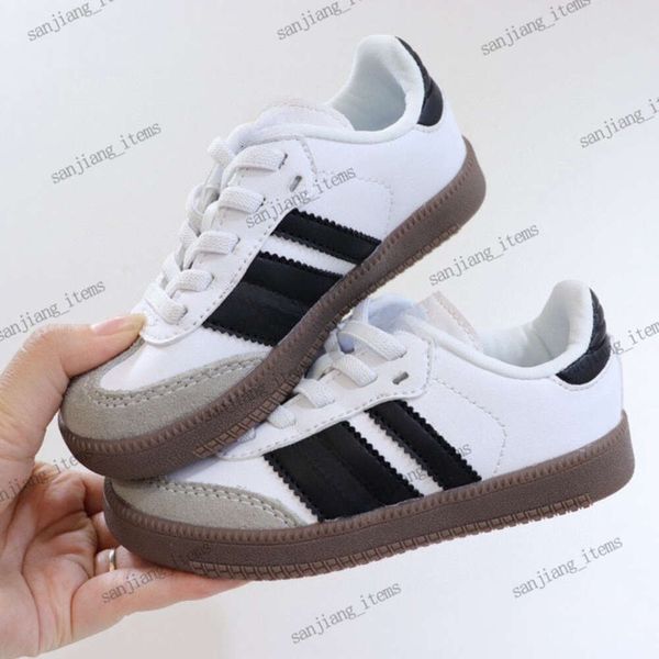 Zapatos de diseñador Zapatillas de deporte veganas OG informales para niños Zapatillas de deporte de diseño para niños pequeños Cloud White Core Black Bonners Collegiate Green Gum Zapatillas deportivas planas para exteriores