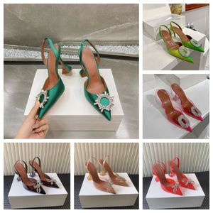 zapatos de diseñador sandalias sandalias de diseñador zapatos para mujeres seda zapatos transparentes de lujo tacones de boda altos zapatos de cristal de perse