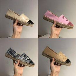 zapatos de diseñador zapatos de mujer Zapatos al aire libre zapatos planos de ballet Zapatos de vestir de lujo con punta redonda para mujer cuatro estaciones versátiles informales Zapatos de tejido cómodo de cuero zapato único