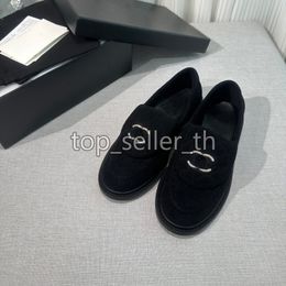 Designer Schoenen Dames Slide Platform Sandaal Luxe Loafers Zwart Lederen Loafer Dupe AAA Kwaliteit Casual Schoen