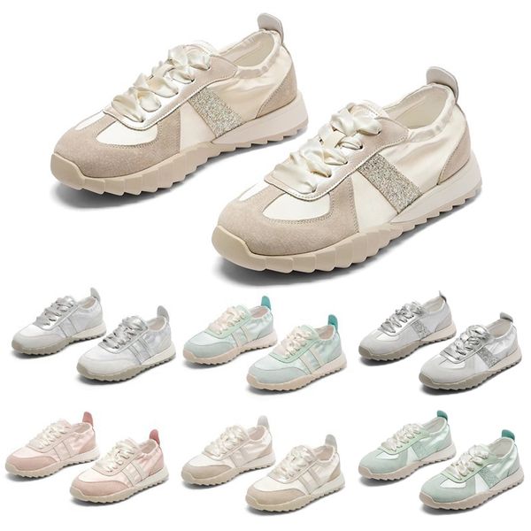 Livraison gratuite Chaussures designer chaussures décontractées formelles entraîneurs divisés sandales baskets pour femmes sneaker classique rose blanc gai